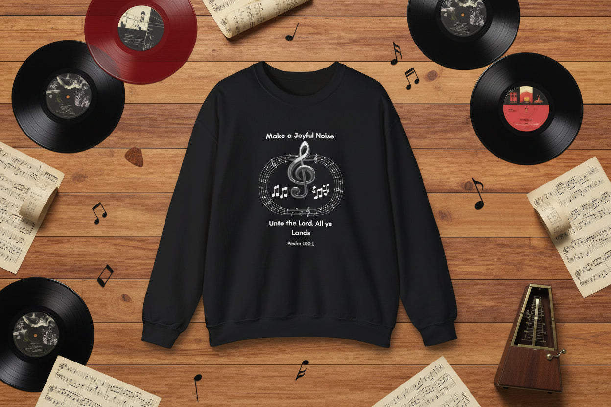 Personalized Music Quote Sweatshirt — Customizable Musical Designs