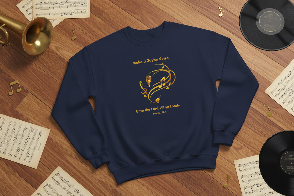 Personalized Music Quote Sweatshirt — Customizable Musical Designs
