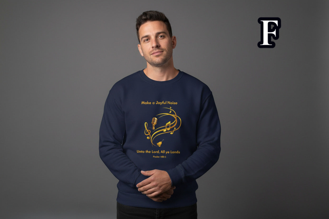 Personalized Music Quote Sweatshirt — Customizable Musical Designs